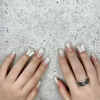 ミディアム カラー パーマ ヘアアレンジ メンズ キッズ ネイル マツエク・マツパ Salon Ｋのネイルデザイン