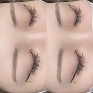 アイブロウ 🇰🇷束感まつパ/ 美眉🍒ྀི心斎橋のマツエク・マツパデザイン