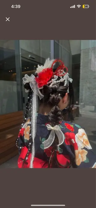 ヘアアレンジ hana.Beauty hair所属・山岸 るなのヘアスタイル