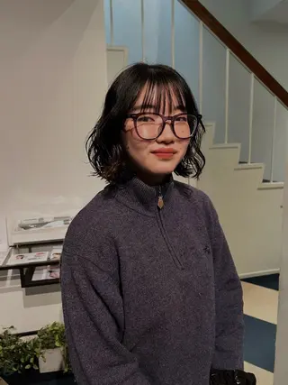 ショート パーマ ムラコシヒカリ lapenseeのヘアスタイル