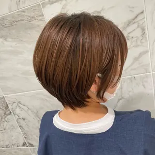 ショート カラー パーマ SANDRO所属・SANDRO eno☺︎のヘアスタイル