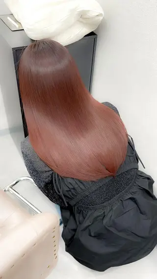 セミロング SLASHスラッシュ 古閑ななのヘアスタイル