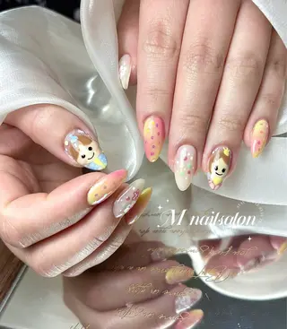 ネイル M🌷nail 長さだし専門店のネイルデザイン