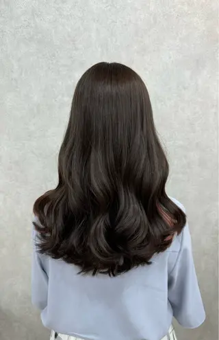 ロング カラー 🍎暖色カラーで大人 可愛く🍒齋藤すみれのヘアスタイル