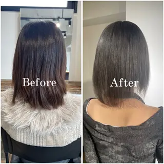 ミディアム カラー ムラ修正/ ハイトーン💖Riaのヘアスタイル