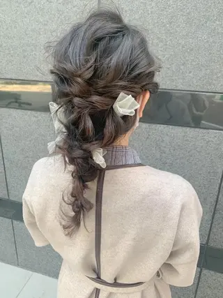 ロング ヘアアレンジ SHANTi 飯塚 ヘアセット/髪質改善のヘアスタイル