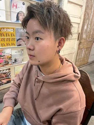 メンズ メンズ特化美容師 ハスイルイのヘアスタイル