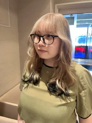 ロング カラー dogstar小林諒 レイヤー/パーマのヘアスタイル