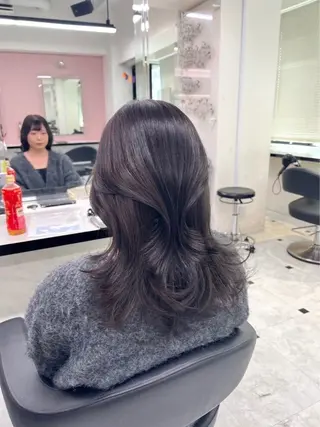 ロング カラー 大人上品ベージュ 🎀HARUNAのヘアスタイル