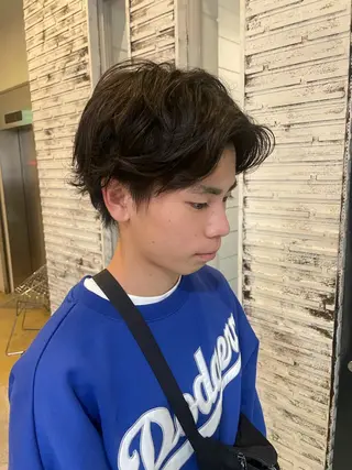 ショート パーマ メンズ メンズカット/パーマ 特化motooのヘアスタイル