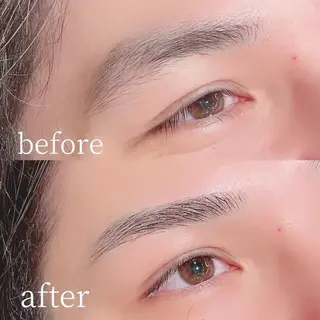 メンズ アイブロウ men'sアイブロウ まつ毛パーマ/さちのマツエク・マツパデザイン