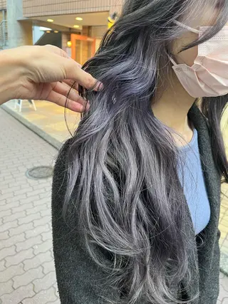 ロング カラー 原宿サロン代表 デザインカラー伊藤卓のヘアスタイル