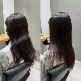 ミディアム 髪質改善ヘアケア 艶髪特化/上田のヘアスタイル