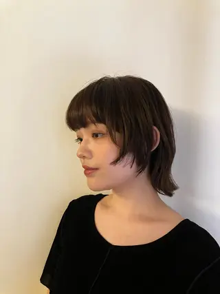 ショート カラー タケダ ホノカのヘアスタイル