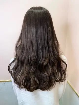 ロング カラー 韓国/ワンホンヘア 髪質改善/MaCoのヘアスタイル