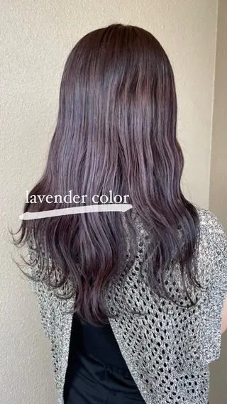 ロング カラー ヘアアレンジ Ansur mimi所属・堀口 鈴花のヘアスタイル