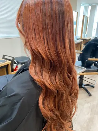 ロング カラー ふじた/透明感カラー レイヤーカットのヘアスタイル