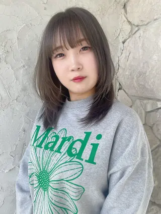 ミディアム 🌈高田大夢似合わせ 透明感カラー🌈のヘアスタイル