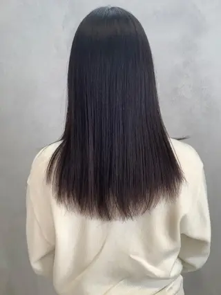 セミロング 🟢ウルフ/スパイラ ルパーマ/大西🟢のヘアスタイル