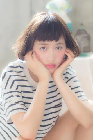 ショート clan五反田所属・髪質改善、縮毛矯正 店長浅野太郎のヘアスタイル