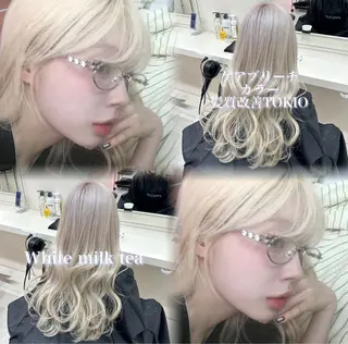 ロング 韓国ガーリー🤍ハイ トーン🤍Ayanaのヘアスタイル