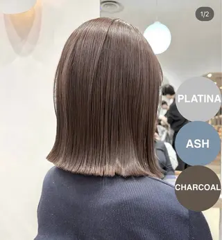 カラー ヒジオカ リナのヘアスタイル