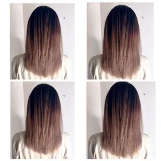 ミディアム カラー 京都大人女性ショート 徒歩1分/秋山のヘアスタイル