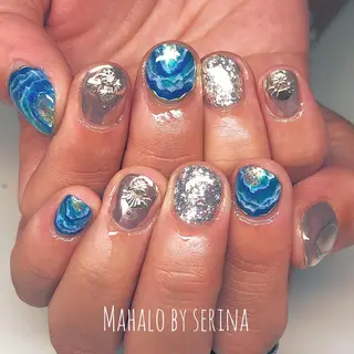 ショート カラー ネイル SUNNY BAE. SERINAのネイルデザイン