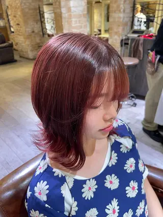 ミディアム luce所属・千代 夏輝のヘアスタイル