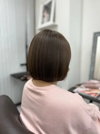 ミディアム カラー 田島拓海 ボブカットのヘアスタイル