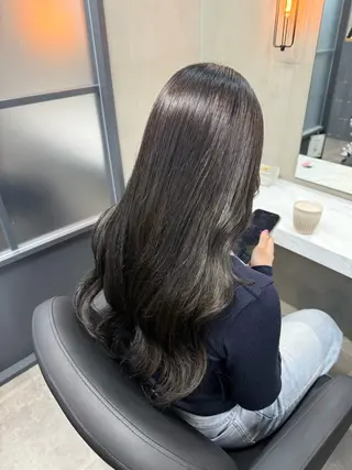ロング カラー 木村 智美のヘアスタイル