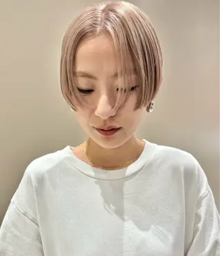 ショート カラー 🌿ショート🌿 パーマ🌿淳平のヘアスタイル