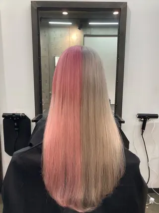 ロング ✨最安値✨エクステ カラー🌼つきな🌼のヘアスタイル