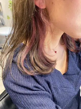 ミディアム カラー 🕶️佐藤 海李🐏のヘアスタイル