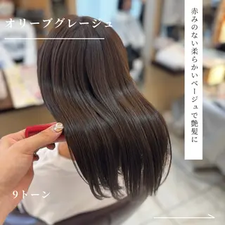 セミロング ⭐️透け感カラー /齊藤容史⭐️のヘアスタイル