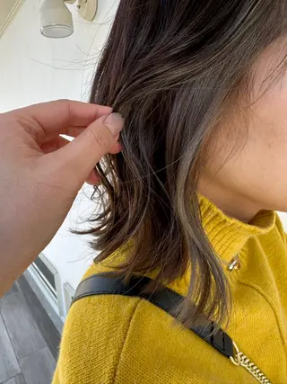 ミディアム 後藤 千絵のヘアスタイル