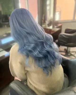 ロング カラー ハイトーンエクステ 🎩カズキ🎩のヘアスタイル