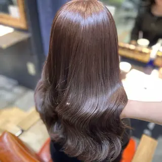 セミロング 顔まわり🎀ピンク 💖ゆうなのヘアスタイル