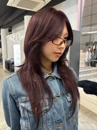 ロング カラー ⭐︎ハイトーン /レイヤー✩momoのヘアスタイル