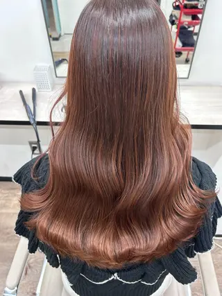 ロング カラー パーマ/艶カラー/ Rukiaのヘアスタイル