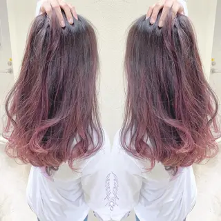 ミディアム カラー grand juteのヘアスタイル