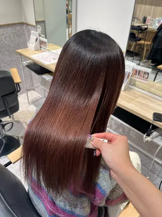 ロング 髪質改善&艶カラー/ ほんだあみ (♡)のヘアスタイル