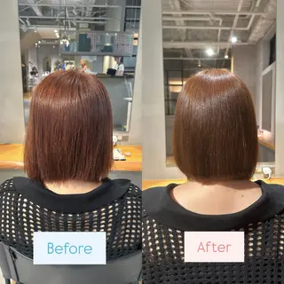 ミディアム パーマ aina🐱 カラー/ストレートのヘアスタイル