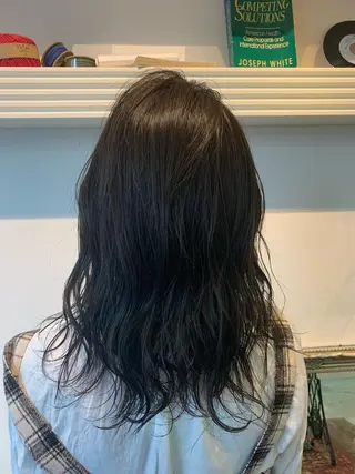 セミロング 大宮/山口 竣也のヘアスタイル