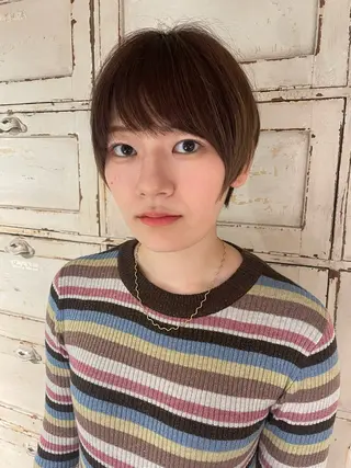 ショート 長野 温佳のヘアスタイル