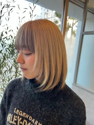 カラー studio HEAP 辻堂 髪質改善サロン所属・美髪矯正/髪質改善 🌼 原田 愛弓のヘアスタイル