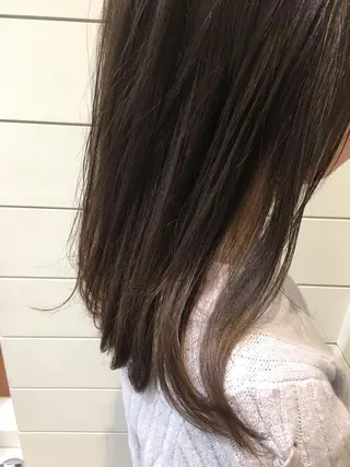 ミディアム カラー 渋谷/韓国風 西原直樹のヘアスタイル