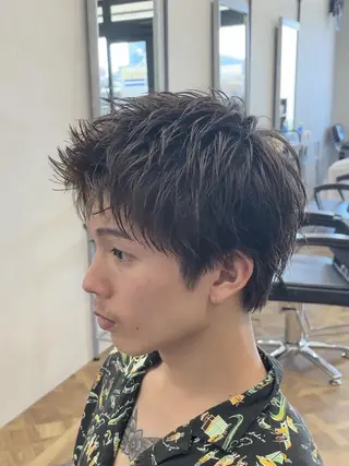 ショート 坪田 龍馬の眉毛・アイブロウイメージ