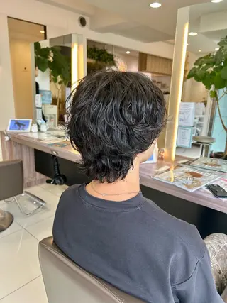 パーマ メンズ 鎌倉/メンズ/外国人 風パーマ/ﾐﾕｳのヘアスタイル