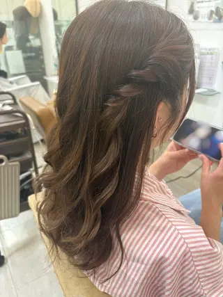 栗田 優月のヘアスタイル